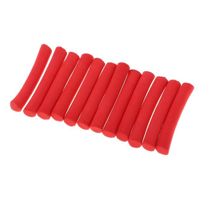 12PCS Carp  Foam Stick Cylinder Float Making Fly Tying Rig Red