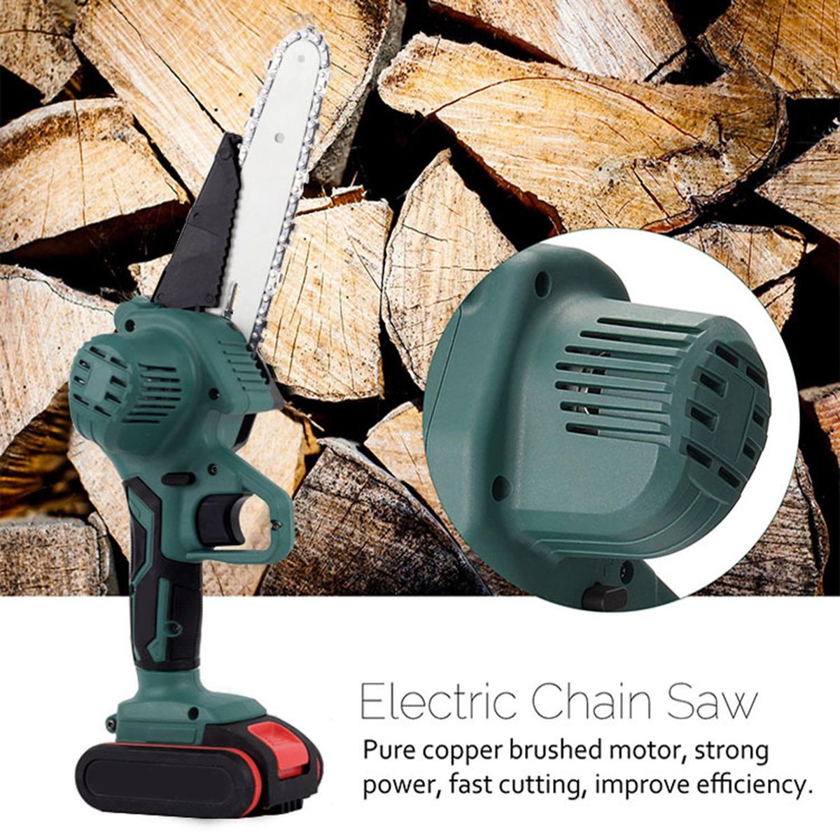 6&ldquo; Electric Tool Rechargeable One Handed Wood Cutter For 1 Battery