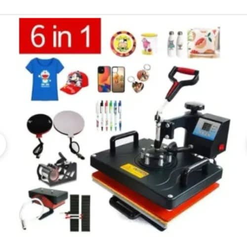 Heat Transfer Machine 6 In 1 Combo Plus Pen Press