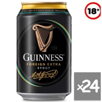 Guinness Foreign Extra Stout Can - 330ml X24