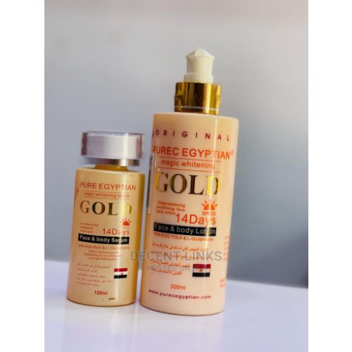 Purec Egyptian Magic Whitening Lotion  400ml + Serum 100ml