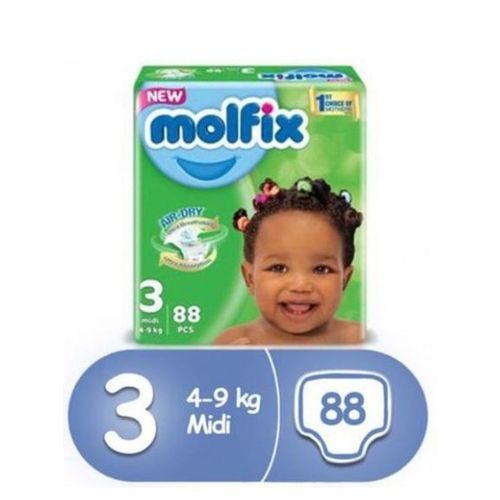 Comfort Fix Diapers, Size 3 Jumbo Pack(88 Count)