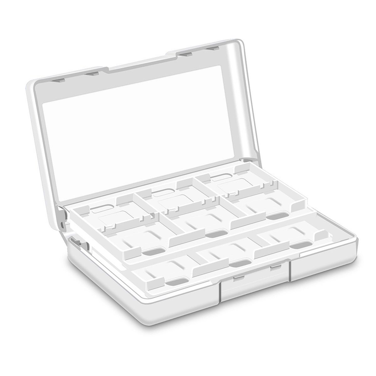 Game Card Box   Game Card Storage Case Holder White