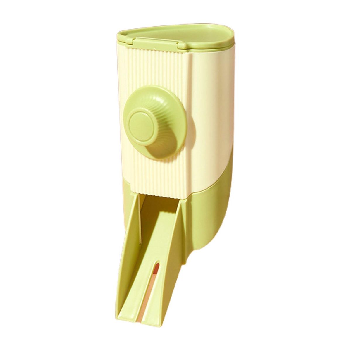 1 Set Rabbit Food Feeder Small Pet Food Feeding Dispenser Green