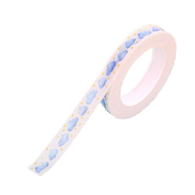 Japanese Washi  Paper Tape Colour Cartoon Handbook Sticker Cloud Cloud