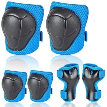 Knee - Elbow & Wrist Protection Pack - Blue