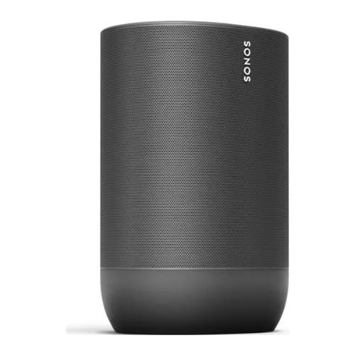 Move Portable Wireless Multi-room Speaker With Google Assistant & Amazon Alexa - Black