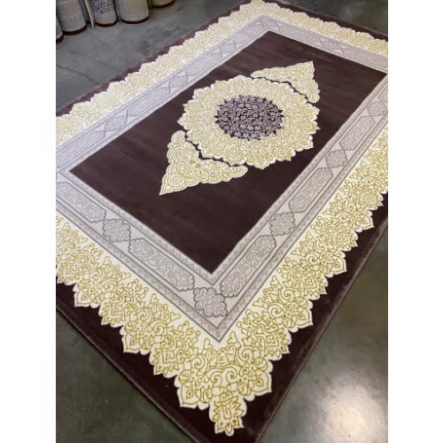 Turkish Retro Shades Center Rug - 7X10ft
