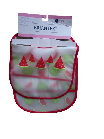 Baby Cute Cartoon Waterproof Bibs 2 Pieces - Random