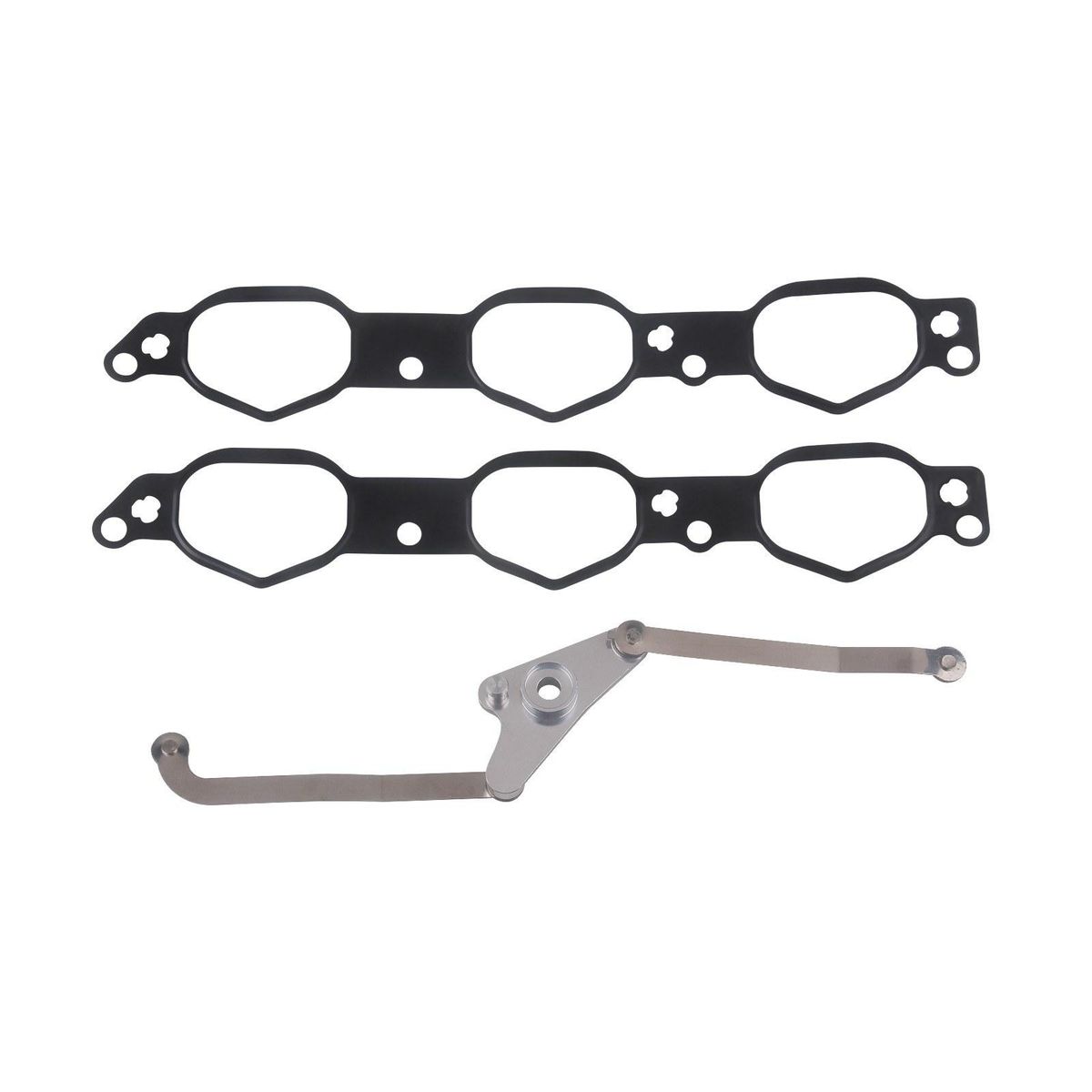 Intake Manifold Air Flap Runner Lever Repair Kit with Gasket Replacement for Mercedes Benz M272 V6
