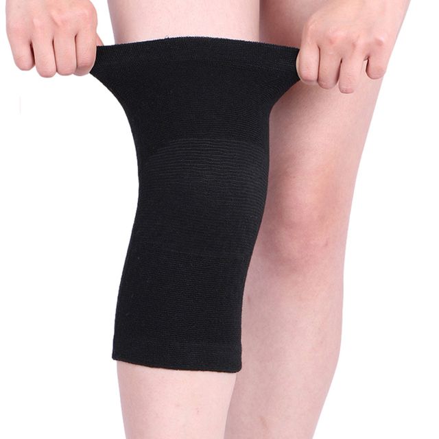 2pcs Self Heating Knee Pads Knee Brace Warm For Arthritis Joint Pain Relief And Injury Recovery Belt Knee Massager Foot(#Black)