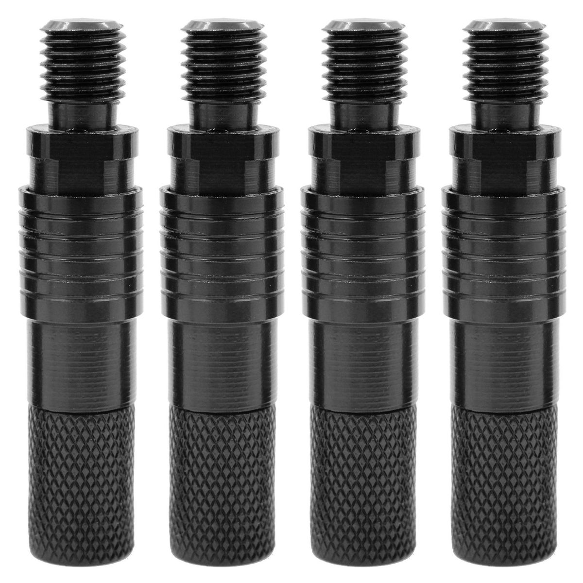 TARUOR 4pcs Fishing Rod Pod Connector Quick Release Bite Alarm Fishing Bank Stick Support Hold Connector