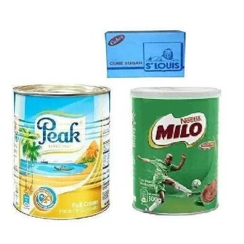 Peak Milk + Milo And Sugar Combo