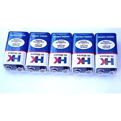 9v Carbon Zinc Battery - Pack Of 5