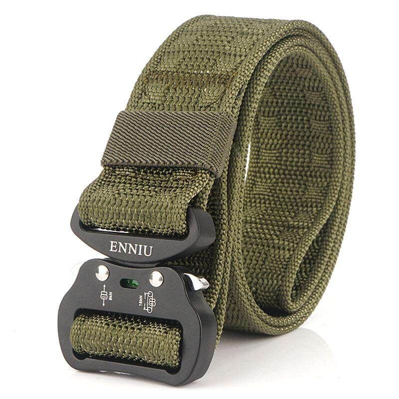 Belt Multifunctional Nylon Outdoor Training Pants Army Green
