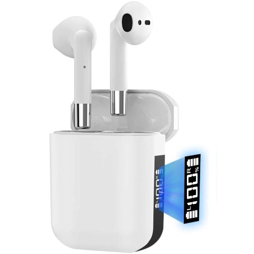 AP19 Bluetooth Wireless Earbuds With Charging Box - White