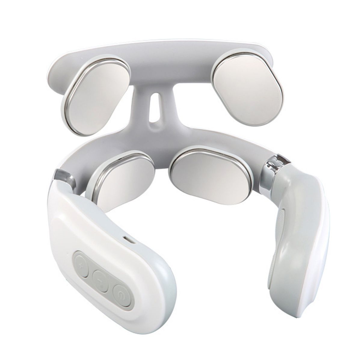 4-Head Cervical Spine Massager Strength Adjustment USB