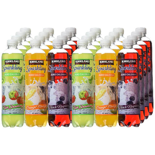 Sparkling Water Bottle Variety Pack - 1.7 Ounce - 24 Bottles