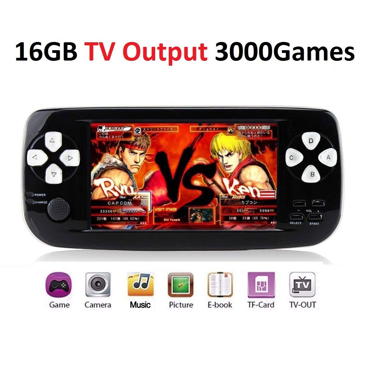 Handheld Game Console Portable Video Game Console 3000 Games