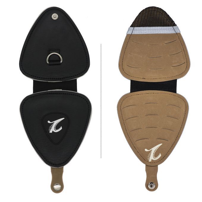 PU Leather Guitar Picks Holder Case Bag Large Capacity With