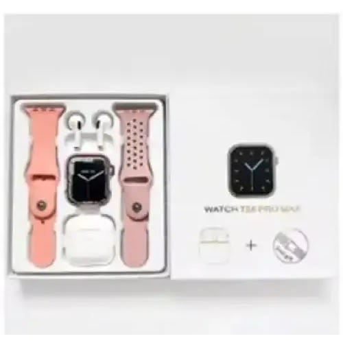 T55 Pro Max Smart Wristwatch With Health Features - Pink