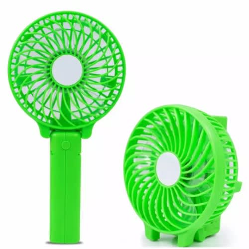 Mini Rechargeable Hand Fan - Green