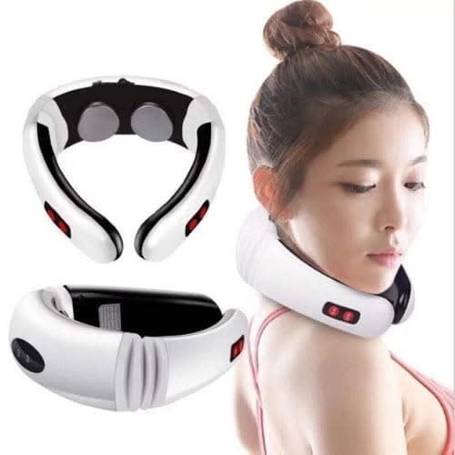 Electric Neck Massager - Therapy Cervical Vertebra Hauling Instrument - 900mah
