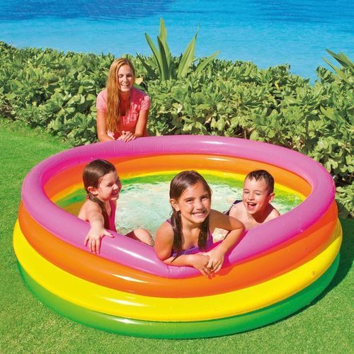 Kid's Summer Sunset Swimming Pool