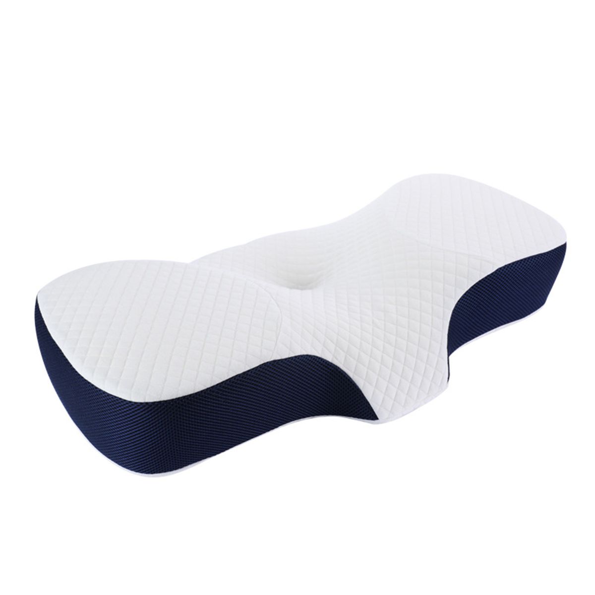 Contour Memory Foam Pillow With Washable Silk-Pillowcase