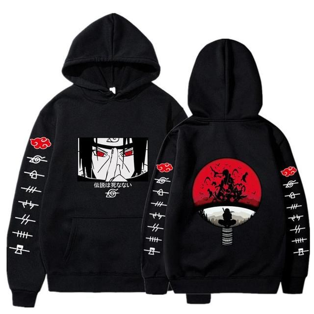 Itachi Hoodie Akatsuki Anime Sweatshirt Uzumaki Sakura Kakashi Sasuke Hinata Hyuga Harajuku Sweatshirts Men Women Clothes(No.#50274)