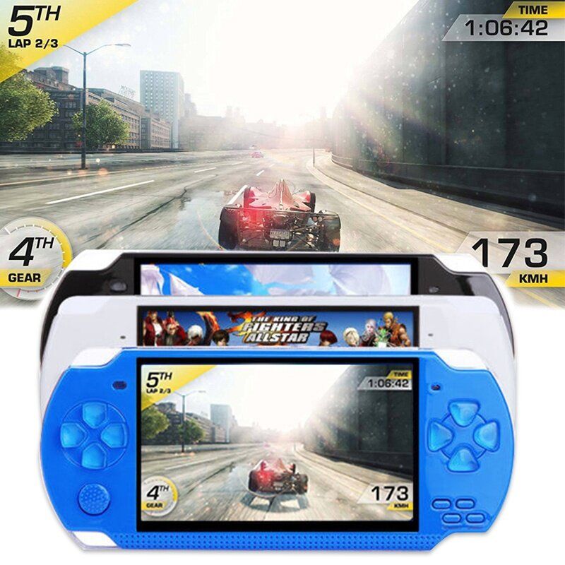 8GB 10000 Games 4.3 Inch 32 Bit Portable Video Handheld Game Player Console For GBA NES Retro Games Black