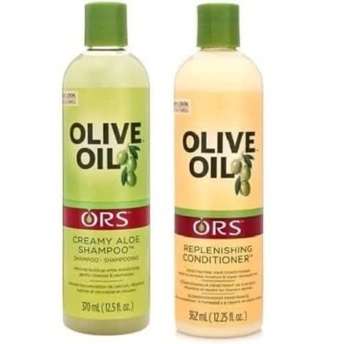 Ors Olive Oil Creamy Aloe Vera Shampoo & Replenishing Conditioner - 370ml Each