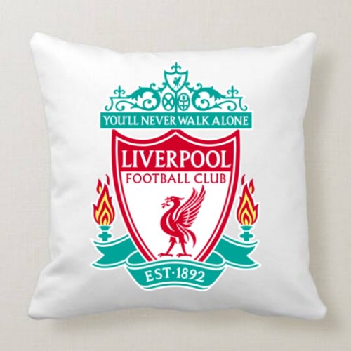 Liverpool Print Throw Pillow