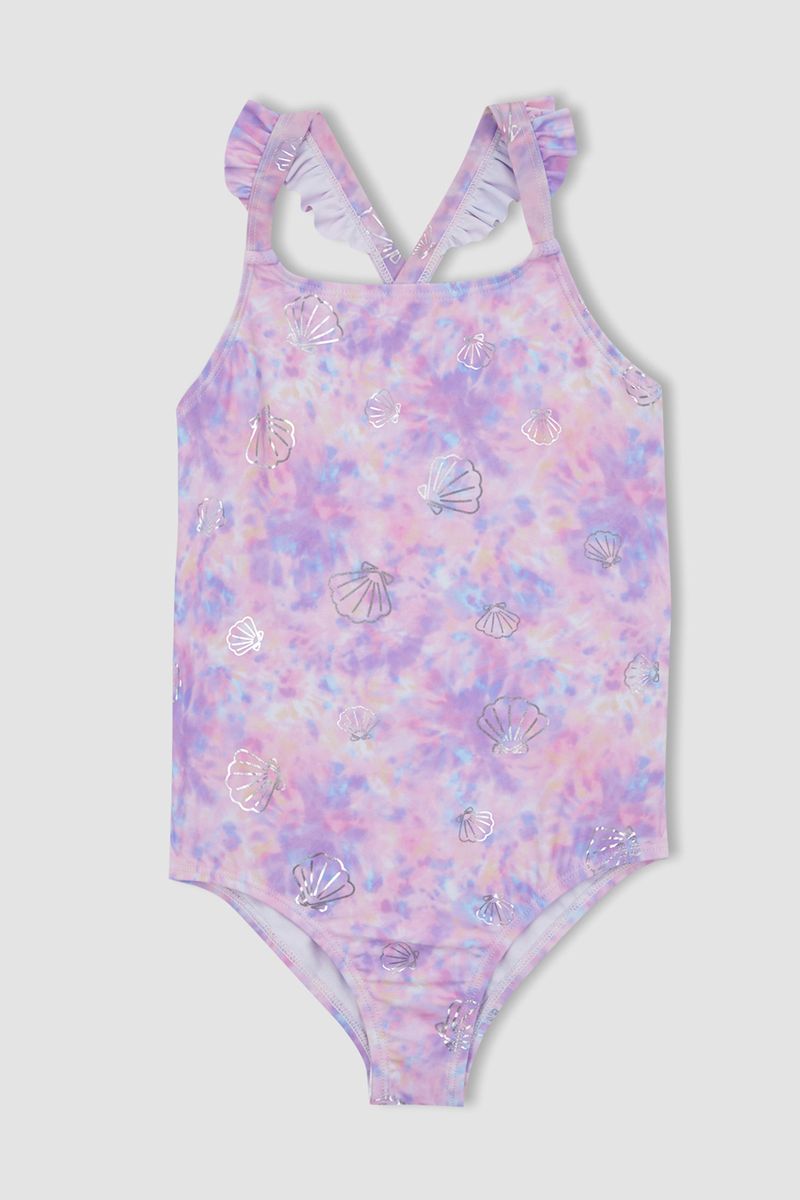 Girl Special Collection Regular Fit Woven Swimsuit - Pink