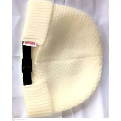 Skullie Mid Fold Adjustable Beanie Headwarmer- Cream