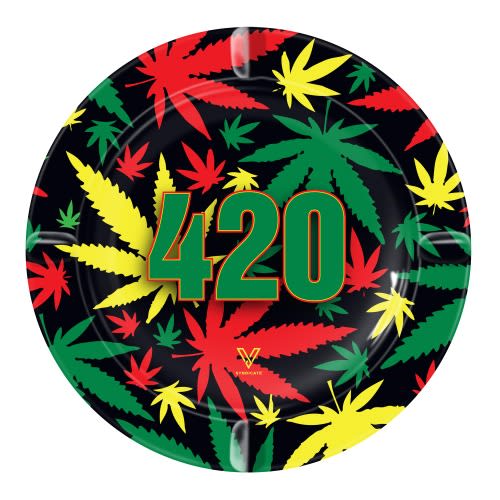 420 Rasta Metal Ashtray