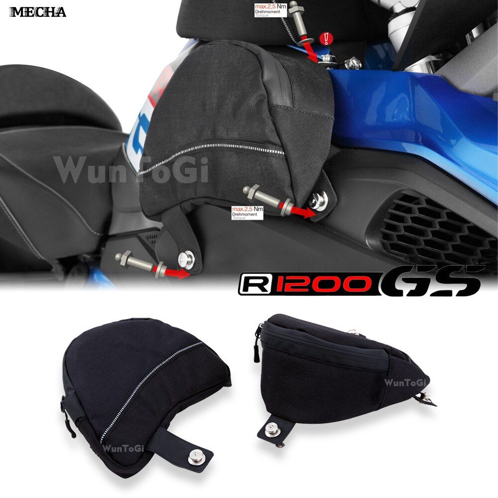 For BMW R1250GS R1250 R R1250GS R1200 GS  Black Pair