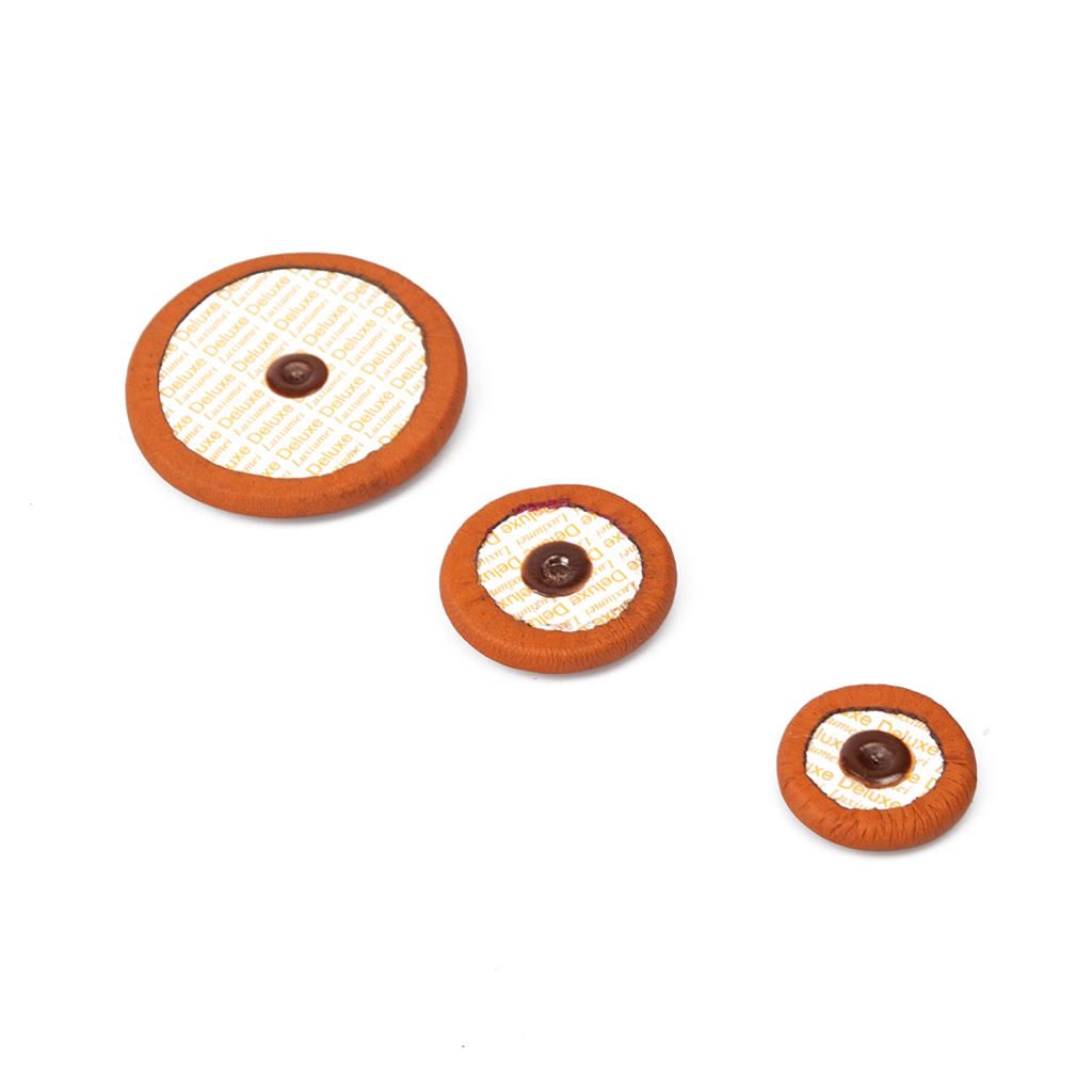 25 Pieces Of Set Leather Alto Saxophone Pads Orange