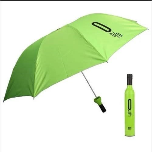 Wine Bottle Umbrella - Green