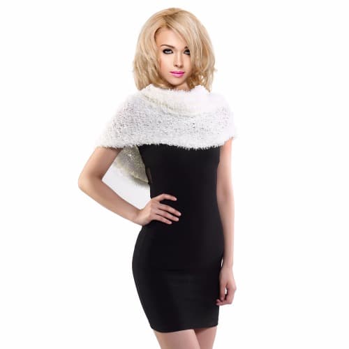 Ladies Magic Scarf - White