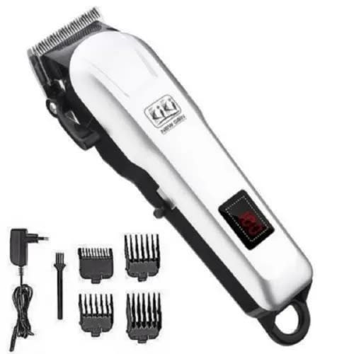 Cordless Rechargeable Hair Clipper - Ng-777 - 2000mAh - White