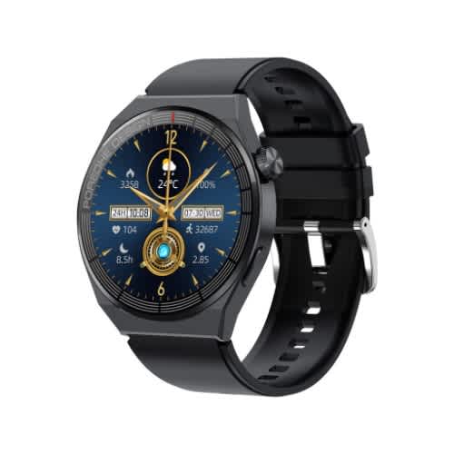 Zebro Amoled Display Bluetooth Smart Chain Watch - Silicon Band Included