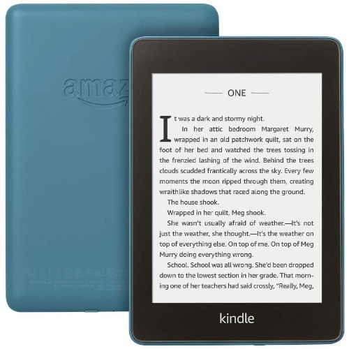 Kindle Paperwhite - 10th Gen - 8GB - 6" - Waterproof - WiFi - Built-in Light - Twilight Blue