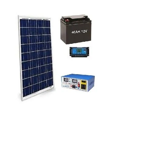 All-in-one Home Solar Lighting System For Tv / Laptop And Lights - 500W