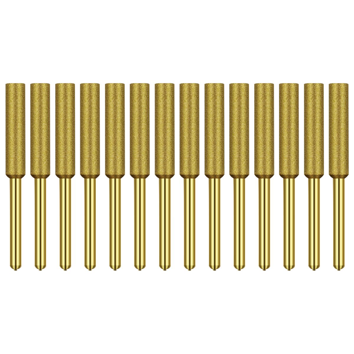 Diamond Chainsaw Sharpener Titanium Plated Burr Stone File