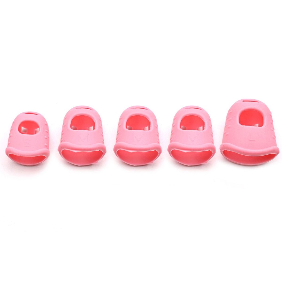 5pcs Guitar Silicone Finger Fingertip Protectors For Guitar