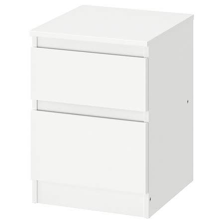 Kullen Chest Of 2 Drawers - White