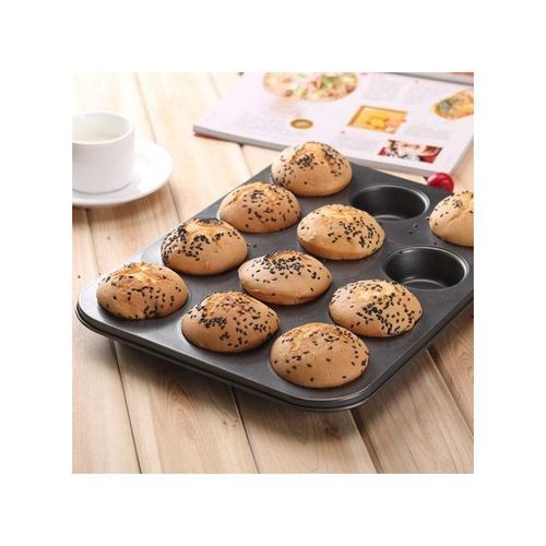 12 Space Cup Cake Pan Non Stick