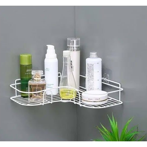 Bathroom Corner Shelf - White