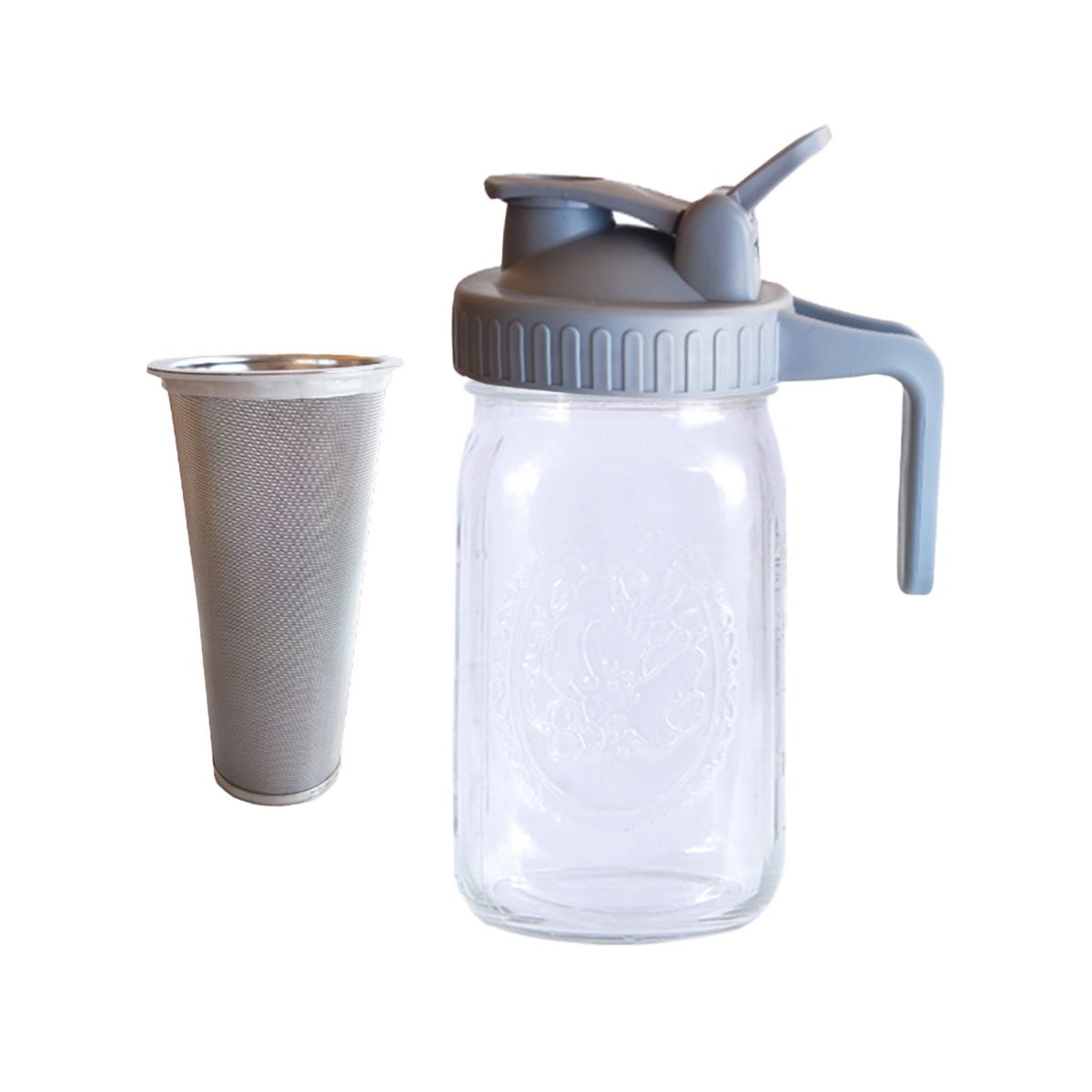 Cold Brew Coffee Maker Pitcher,32 Oz Thick Spout Lid